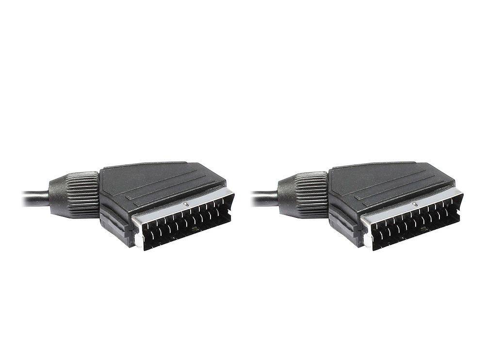 Good Connections® Anschlusskabel Scart Stecker an Stecker, 3m