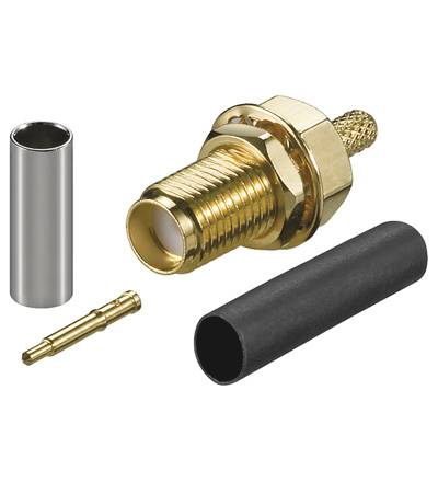 Good Connections® RP-SMA Crimpbuchse für RG-174 und RG-316