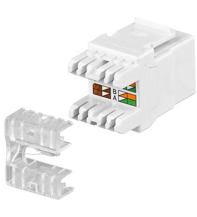 Good Connections® KeyStone Jack Cat. 5e RJ45, LSA, UTP, SNAP-IN