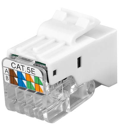 Good Connections® KeyStone Jack Cat. 5e RJ45, toolless, UTP, SNAP-IN