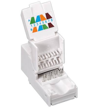 Good Connections® KeyStone Jack Cat. 6 RJ45, toolless, UTP, SNAP-IN