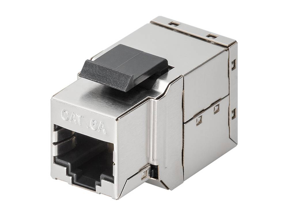 Good Connections® KeyStone Jack Cat. 6a 2xRJ45 Modularkupplung, STP
