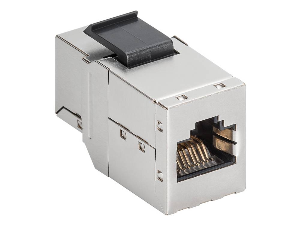 Good Connections® KeyStone Jack Cat. 6a 2xRJ45 Modularkupplung, STP