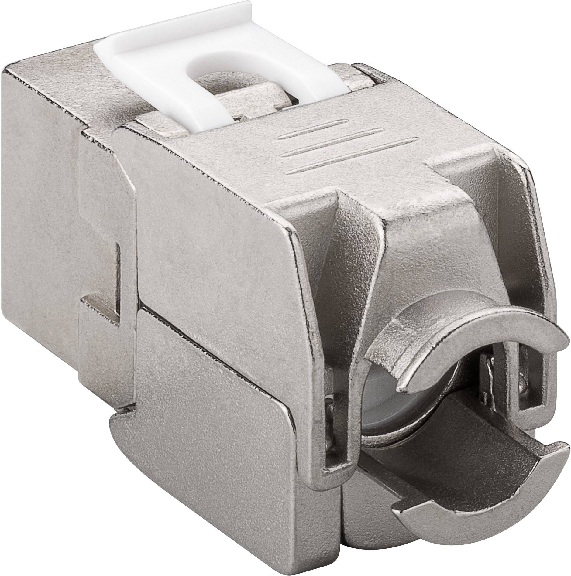 Good Connections® KeyStone RJ45 Jack, Cat. 6a, geschirmt, 500MHz, slim line