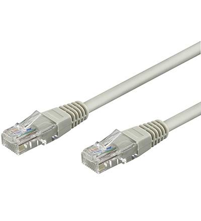 Good Connections® Patchkabel, Cat. 6, U/UTP, grau, 1,5m