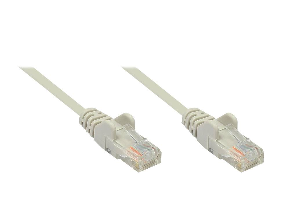 Good Connections® Patchkabel, Cat. 6, U/UTP, grau, 5m