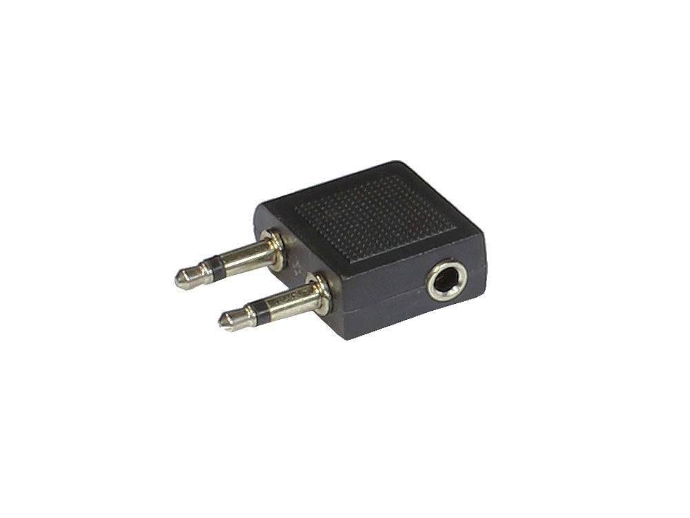Good Connections® Audio Adapter 2 x 3,5mm Mono Stecker an 3,5mm Stereo Buchse
