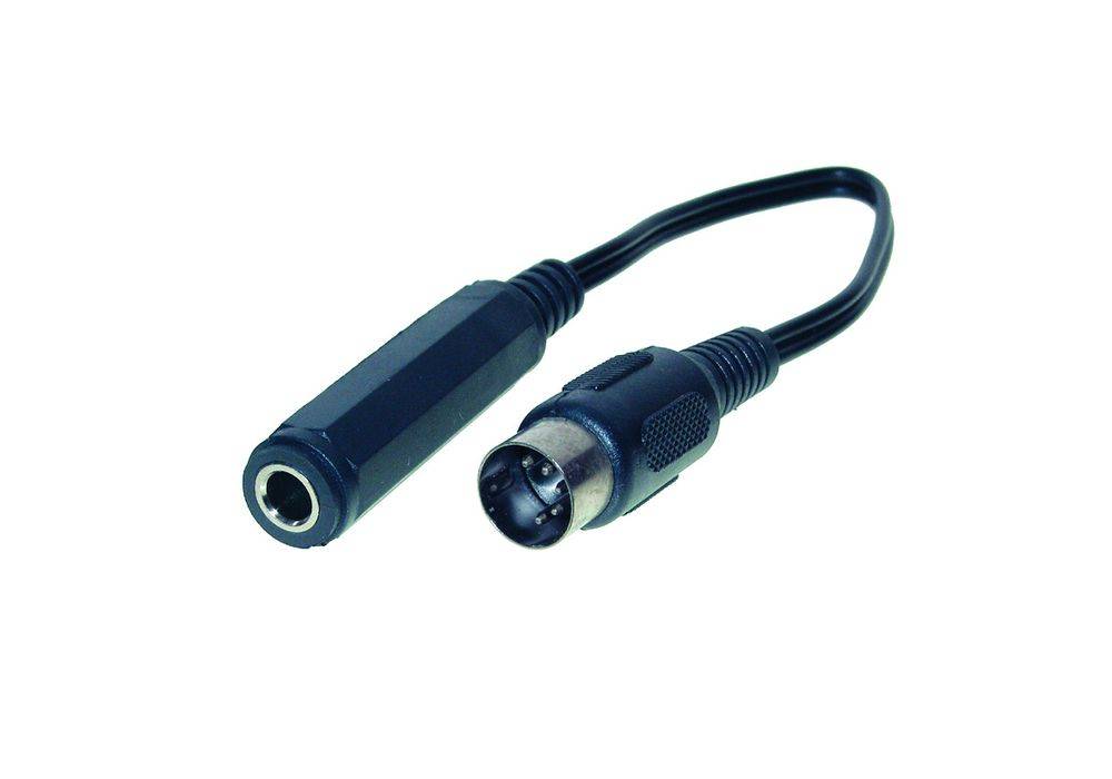 Good Connections® Audio Adapter 5-pol DIN St. an 6,3 Stereo Buchse, Länge:0,2m