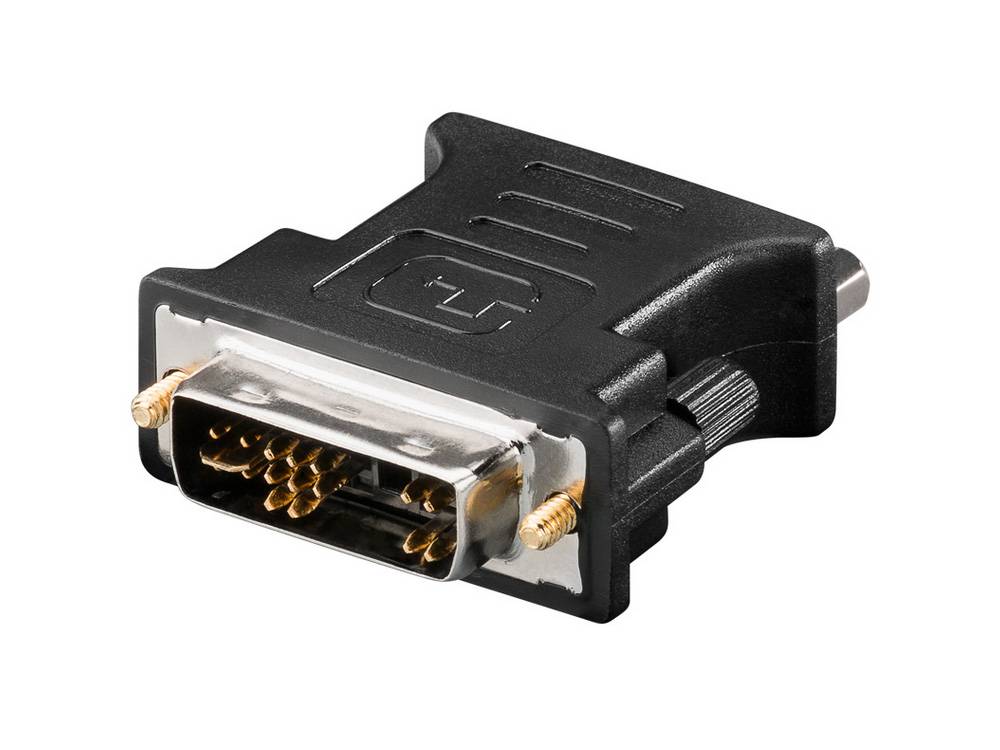 Good Connections® Adapter DVI 12+5 Stecker zu VGA 15-Pol HD Buchse