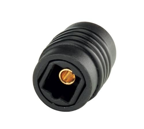 Good Connections® Adapter Toslink Buchse an Toslink Buchse, schwarz