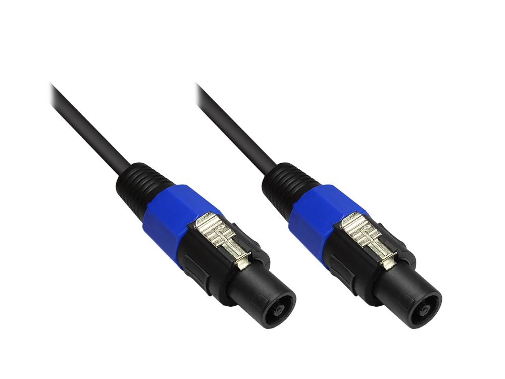 Good Connections® PA Verbindungskabel, 2 x 1,5 mm², schwarz, 15m