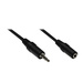 Good Connections® Klinkenverlängerung 3,5mm, Stecker an Buchse (3polig), schwarz, 10m