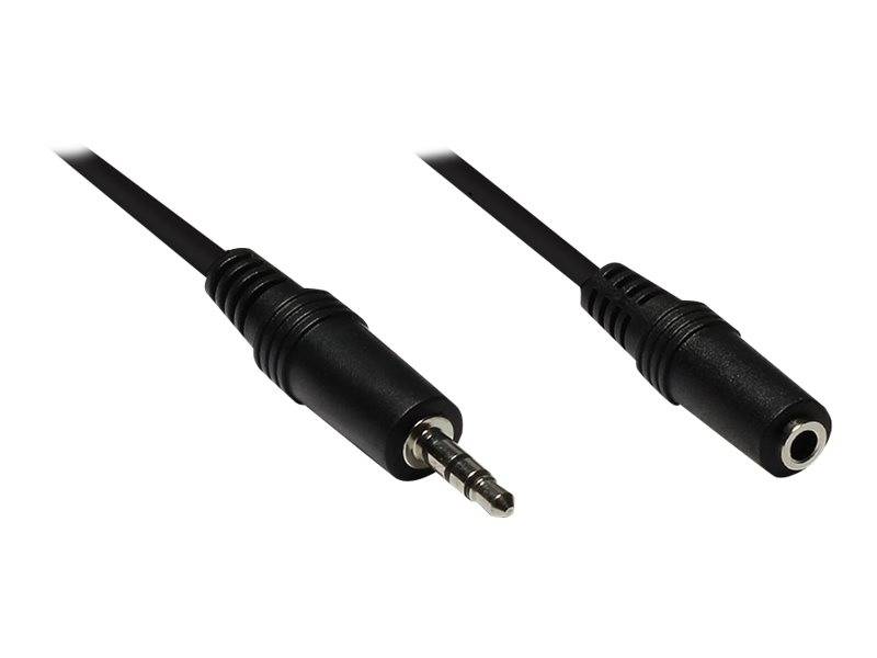 Good Connections Audioverlängerungskabel - Stereo Mini-Klinkenstecker männlich z