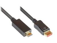 GOOD CONNECTIONS - Alcasa DP14-HDMI10, 10 m, DisplayPort, HDMI, Männlich, Männlich, Gold