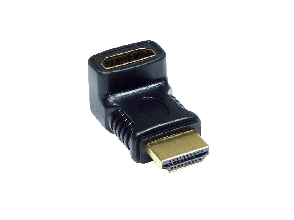 Good Connections® Adapter HDMI 19pol Stecker/Buchse, gewinkelt nach OBEN