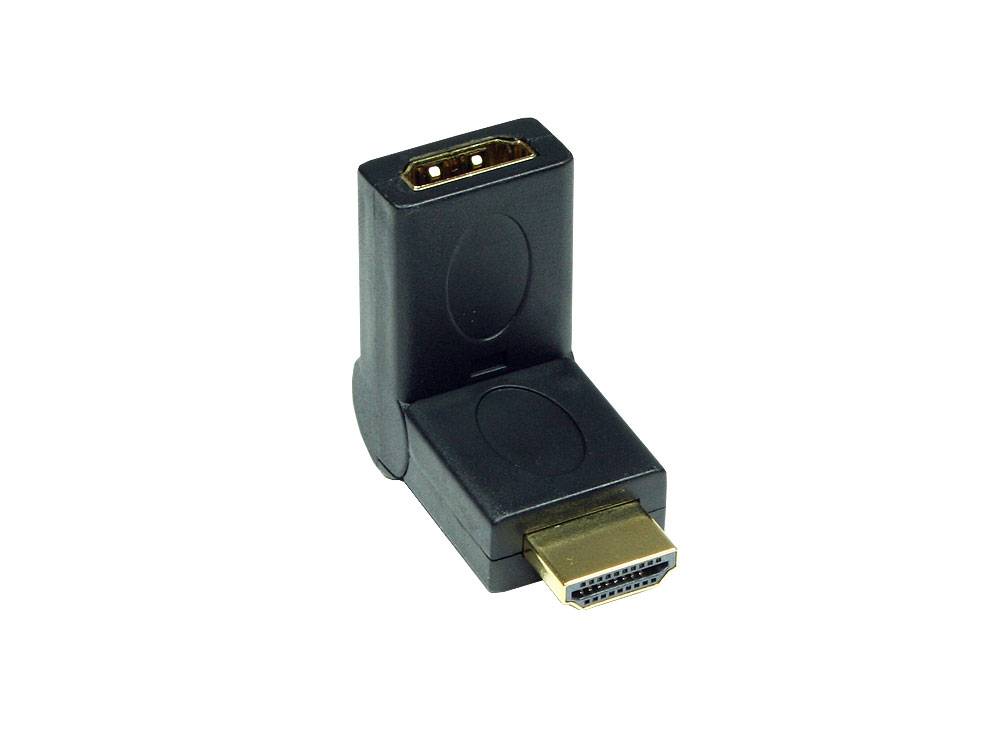 Good Connections® Adapter HDMI 19pol Stecker/Buchse, abwinkelbar