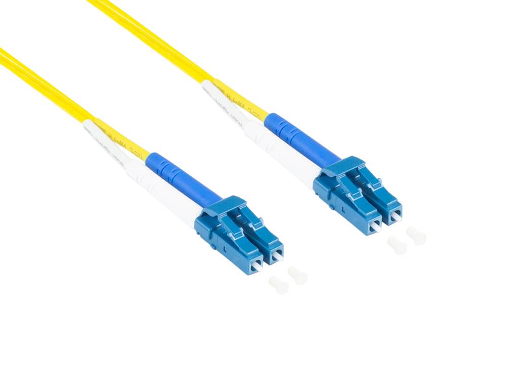 Good Connections® Patchkabel LWL Duplex OS2 (Singlemode, 9/125) LC/LC, LSZH, austauschbare Polarität, 30m, Good Connec