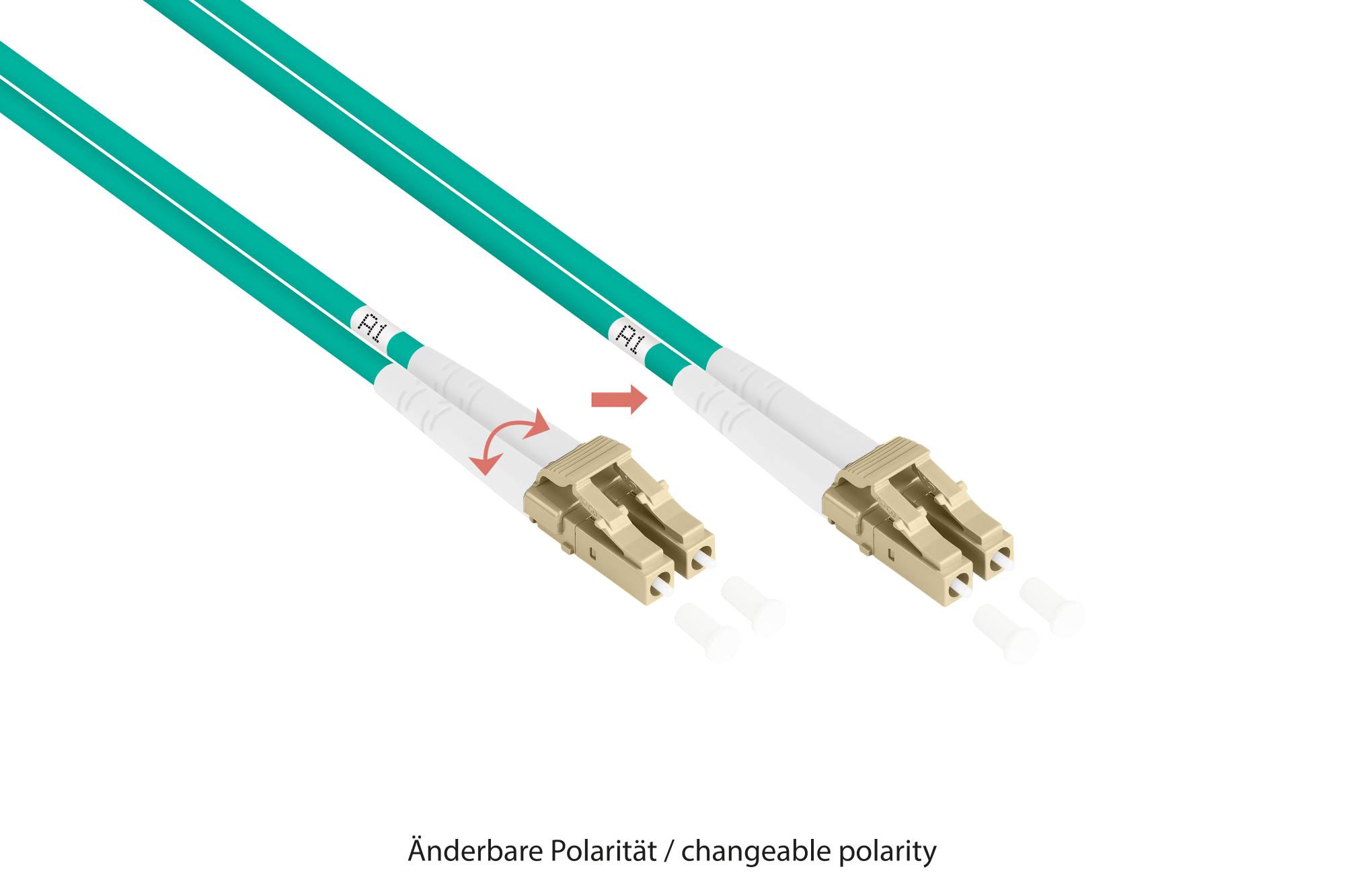 Kabelmeister® Patchkabel LWL Duplex OM3 PANZERKABEL (Multimode, 50/125) LC/LC, LSZH, Stahlarmierung, trittfest, 30m