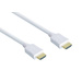 Kabelmeister® High-Speed-HDMI®-Kabel mit Ethernet, vergoldete Stecker, 2m weiß