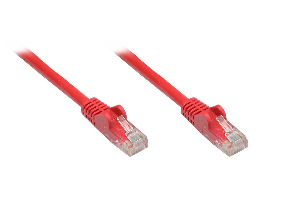 Kabelmeister® Patchkabel, Cat. 6, U/UTP, rot, 10m
