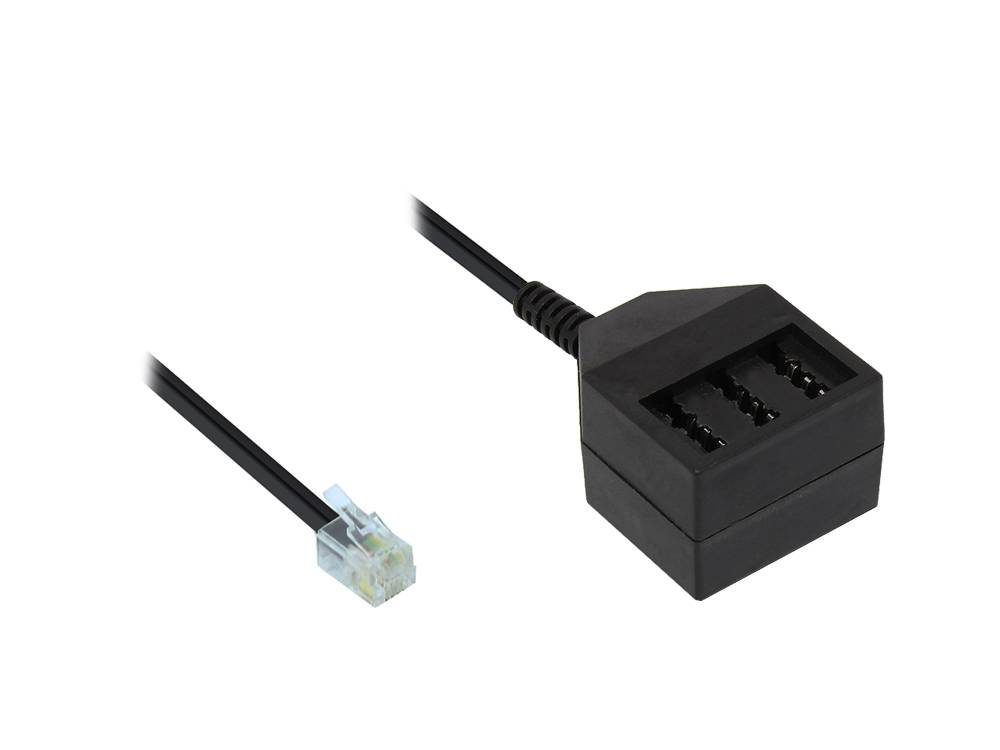 Good Connections® Telefonadapter RJ11 (6/4) Stecker an NFN Buchse 20cm