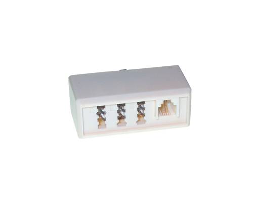 Good Connections® Telefon-Adapter F Stecker / 1 X N Buchse + 2 X F Buchse