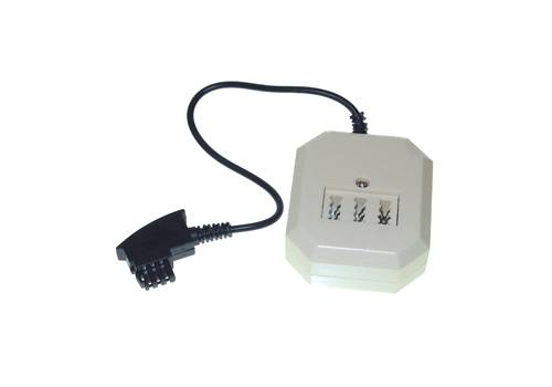 Good Connections® Telefontischsteckdose F Stecker an NFF + 6p4c (RJ11) Buchse, Länge:0,2m