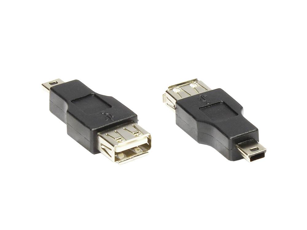 Good Connections® USB A Buchse an Mini-B-5-Pin Stecker