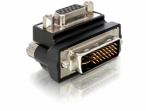 Good Connections® Adapter VGA-Buchse an DVI-Stecker, nach oben gewinkelt