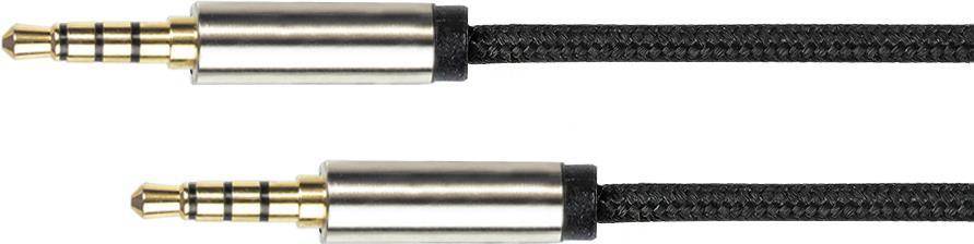 PYTHON GC-M0228 - Audiokabel 3.5mm Klinke 4-polig 1.5 m - Kabel - Audio/Multimed