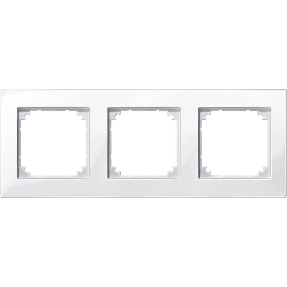 Merten M-PLAN-Rahmen 3f. pws/gl 515319