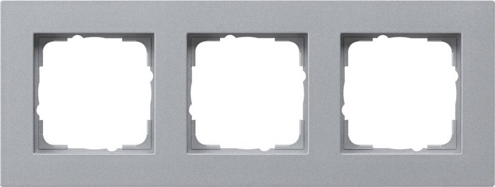 Gira Abdeckrahmen 3fach alu 0213255