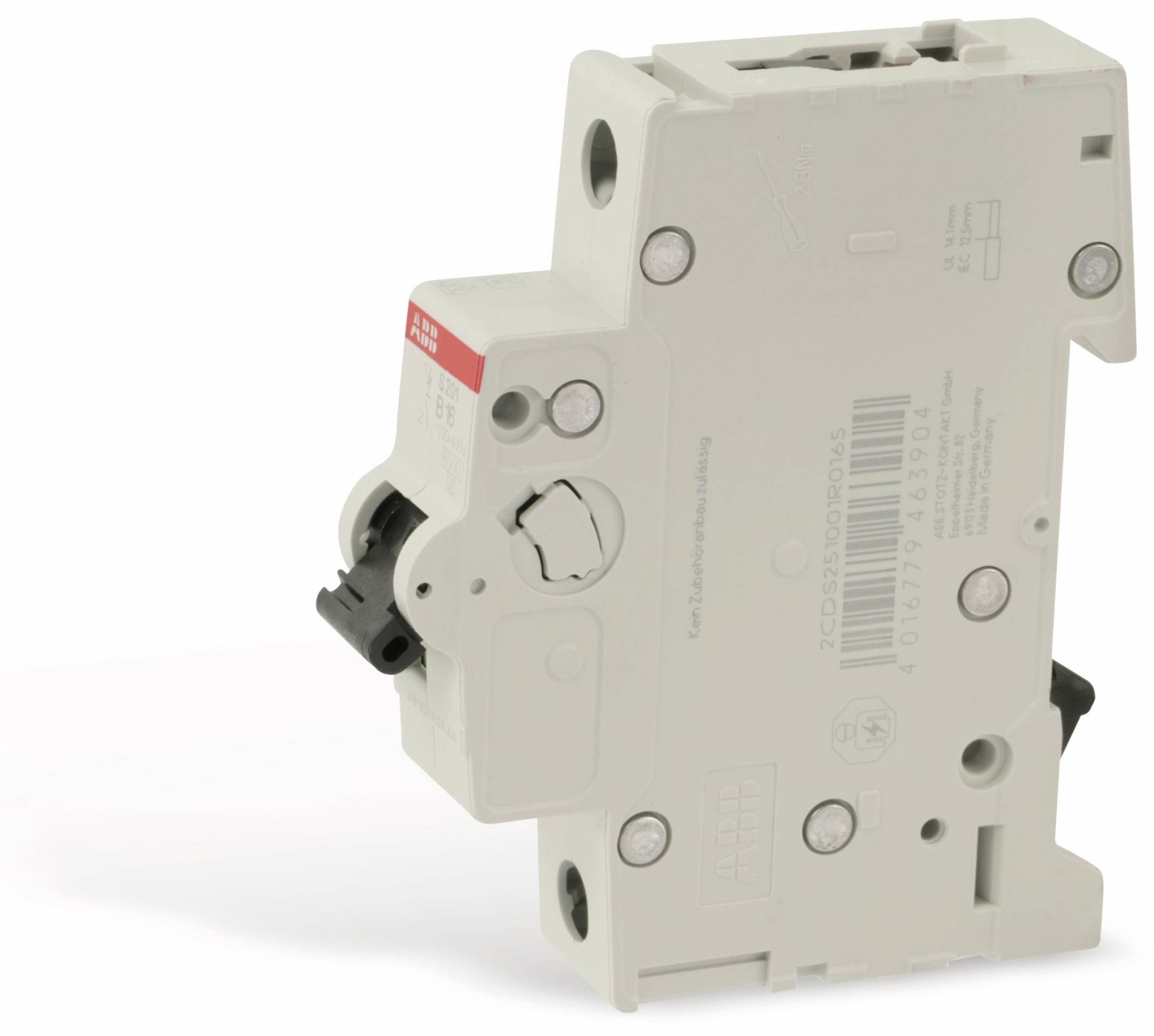 ABB Leitungsschutzschalter S201-B16, B, 16 A