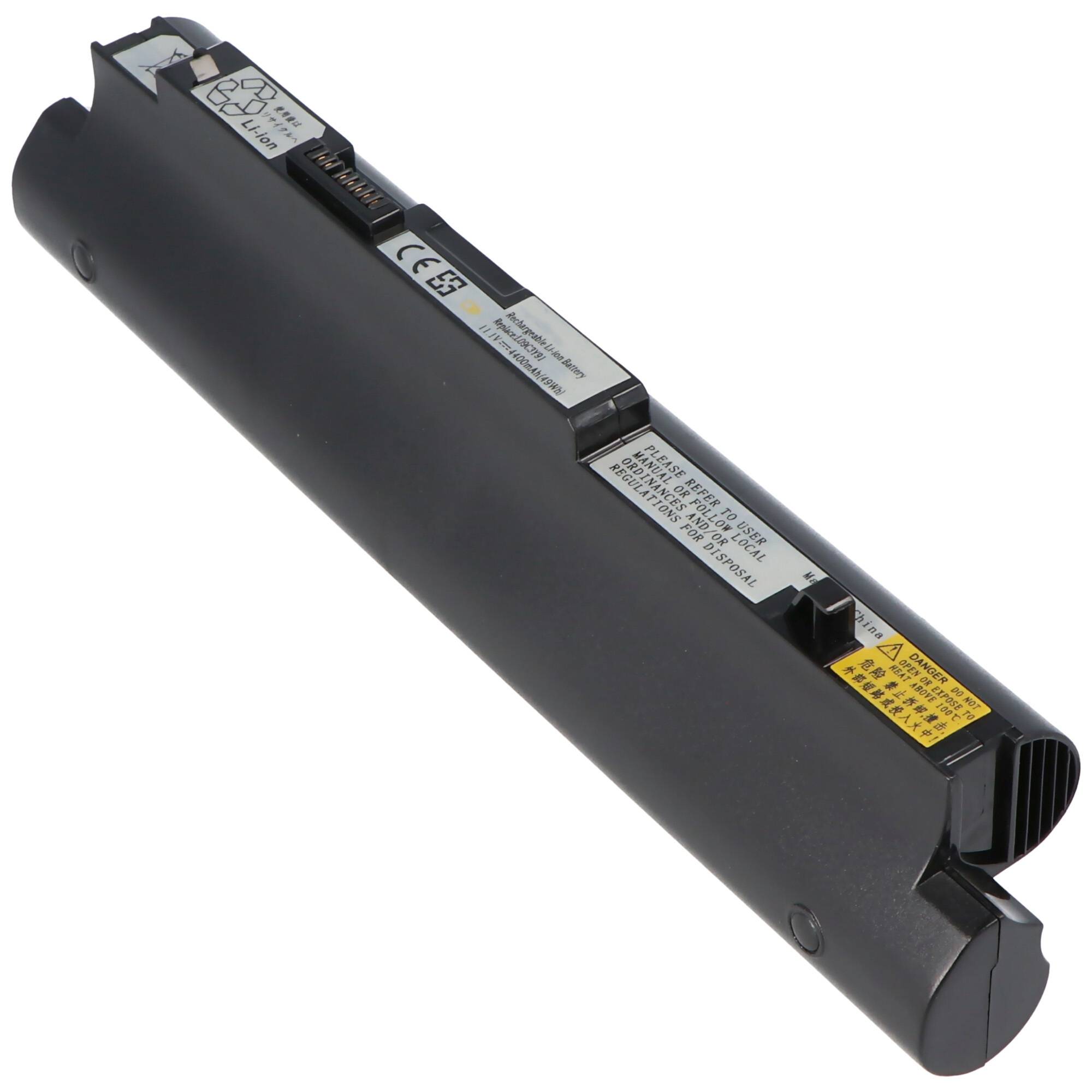 Akku passend für IBM Lenovo Ideapad S10-2, Ersatz-Akku für L09C3B12, L09C6Y12, L09C6YU11, L09M3B11, 55Y9382, 55Y9383, L0
