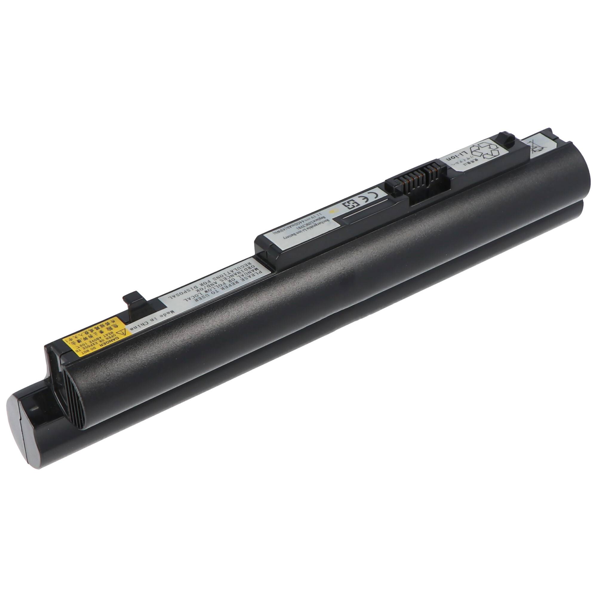Akku passend für IBM Lenovo Ideapad S10-2, Ersatz-Akku für L09C3B12, L09C6Y12, L09C6YU11, L09M3B11, 55Y9382, 55Y9383, L0