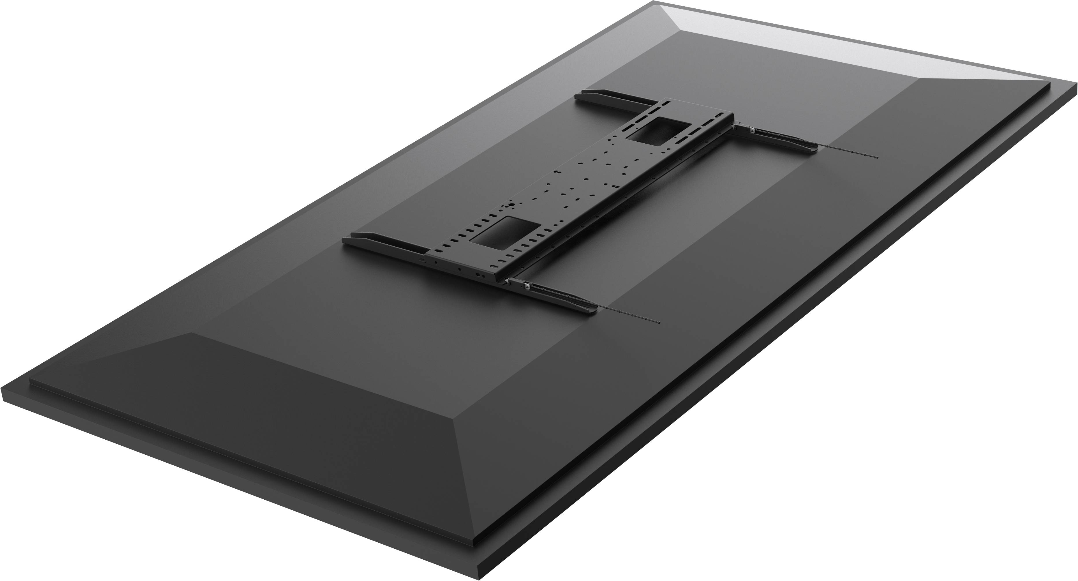 Vision VFM-W8X6 - Heavy Duty - Klammer - für Media Player / LCD-Display - kaltgewalzter Stahl - Schwarz - Bildschirmgröße: 140-213 cm (47"-90")