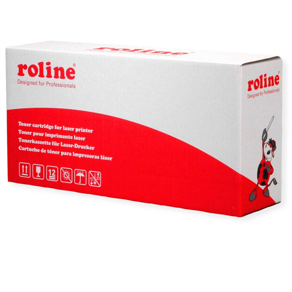 ROLINE Toner kompatibel zu CF413X, Nr.410X, für HP Color LJ Pro M452dn, ca. 5.000 Seiten, magenta