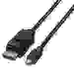 VALUE DisplayPort Kabel, DP ST - Mini DP ST, schwarz, 1 m
