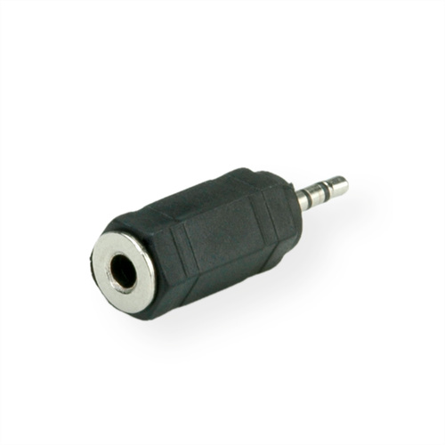 ROLINE Stereo Adapter 2,5 mm Stecker - 3,5 mm Buchse