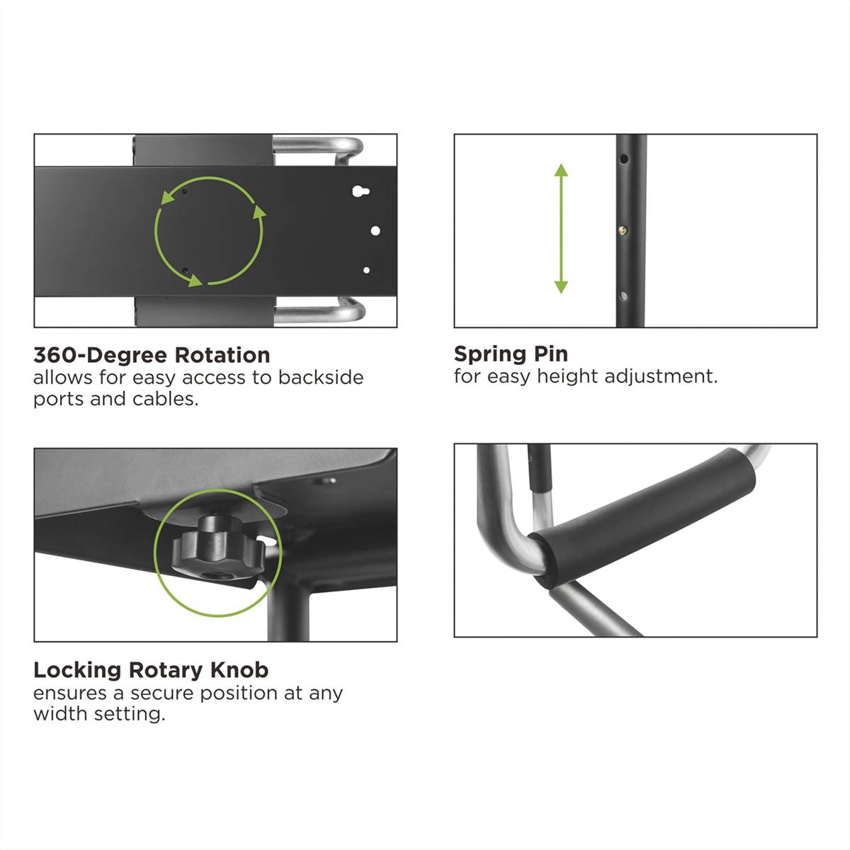 VALUE PC-Halterung ausziehbar, drehbar, bis 30 kg