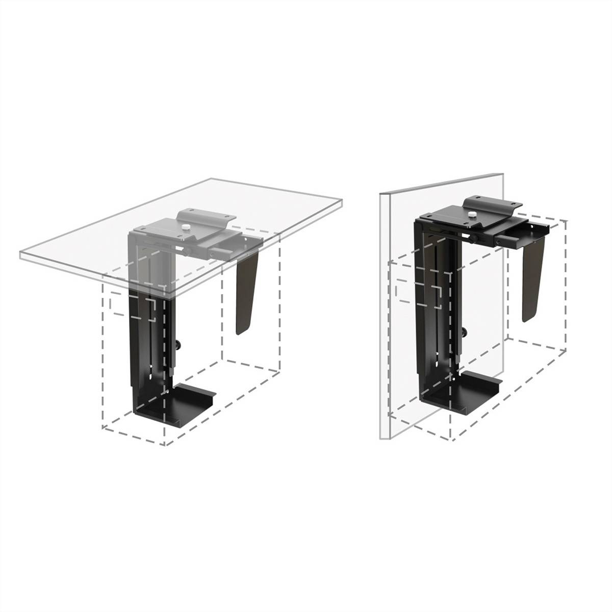 VALUE PC-Halter, schwarz