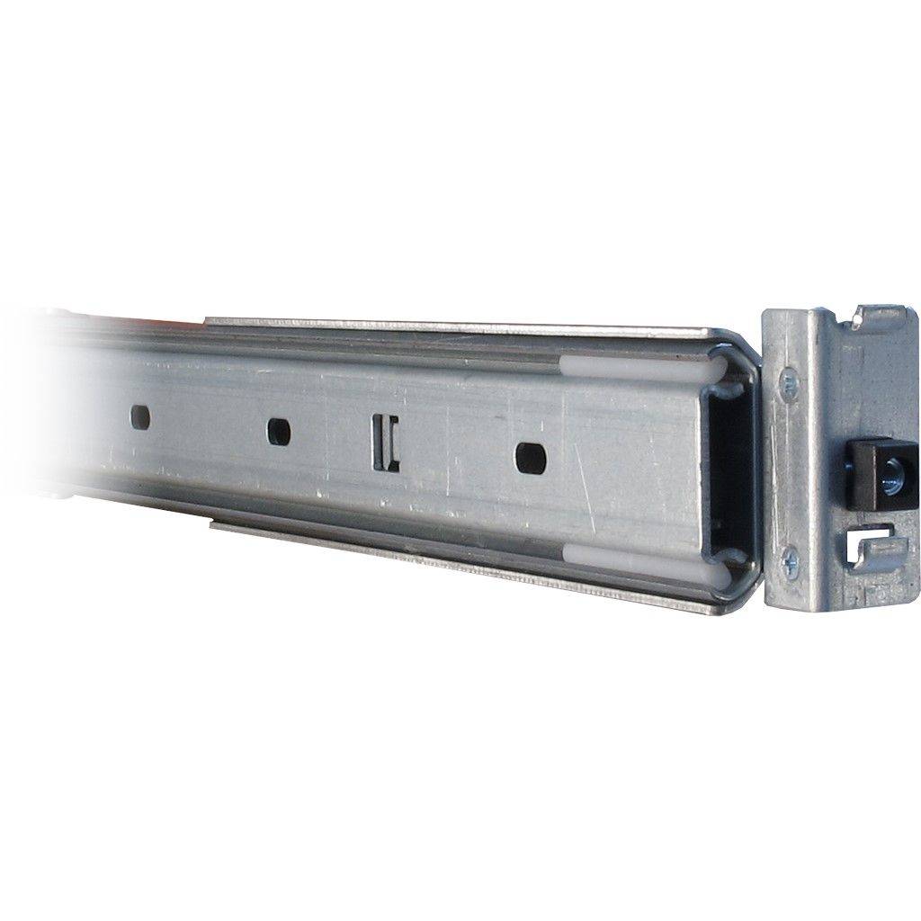 Inter-Tech - Teleskopische Gleiter für Rack - Grau - 2U - 48.3 cm (19")