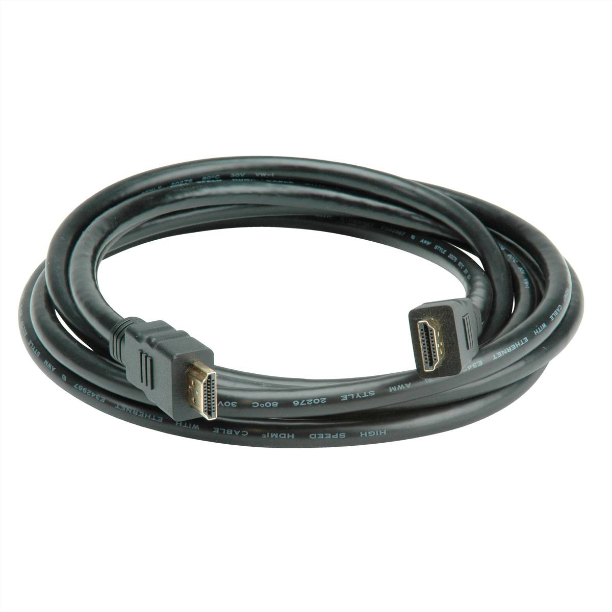 VALUE 8K HDMI Ultra HD Kabel mit Ethernet, ST/ST, schwarz, 5 m