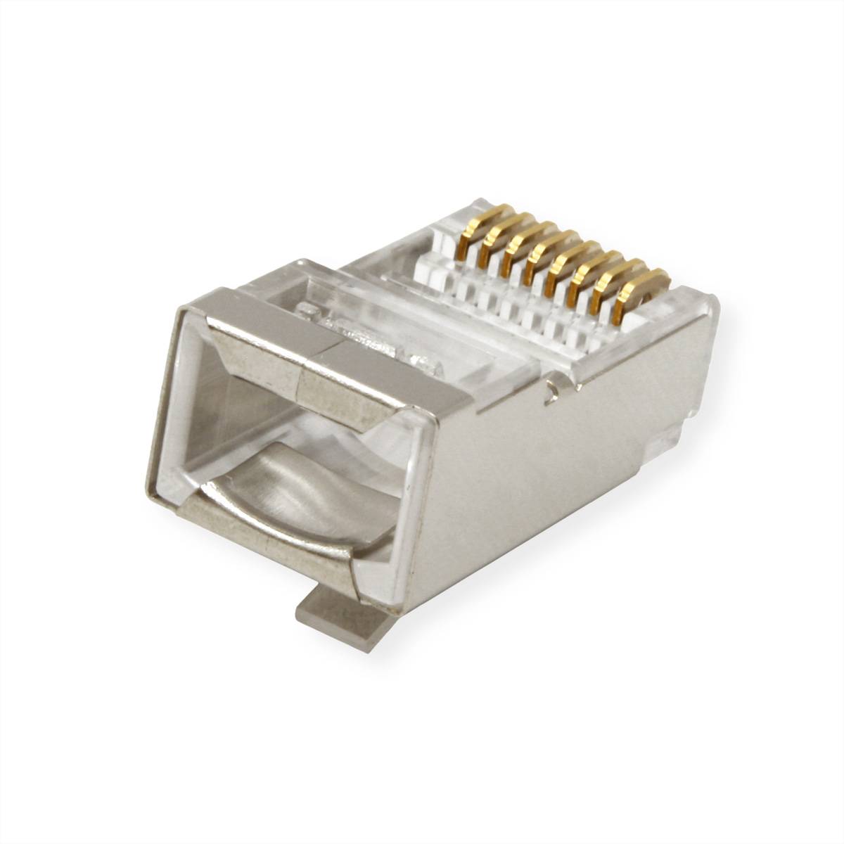 VALUE RJ-45 Modular Plug geschirmt, Cat.5e (Class D), 10 Stck