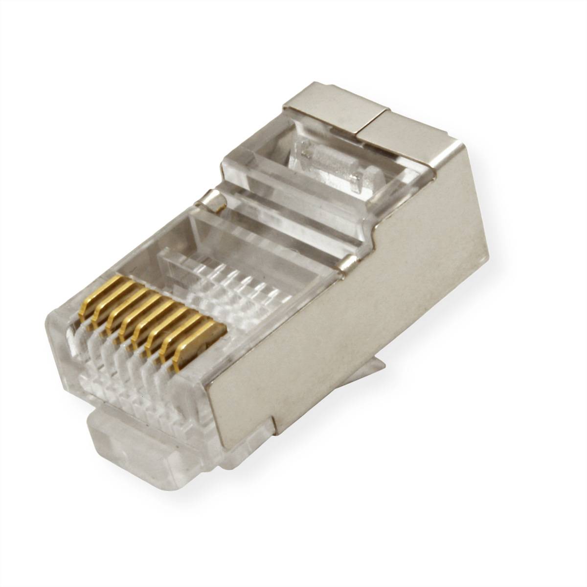VALUE RJ-45 Modular Plug geschirmt, Cat.5e (Class D), 10 Stck