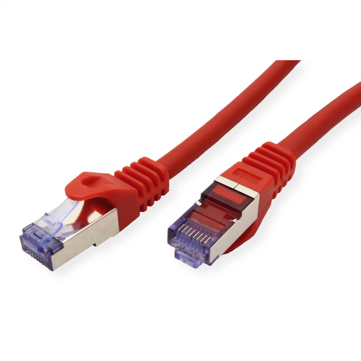 Roline 21.15.2818 RJ45 Patchkabel CAT 6a S/FTP 15.00m Rot 1St.