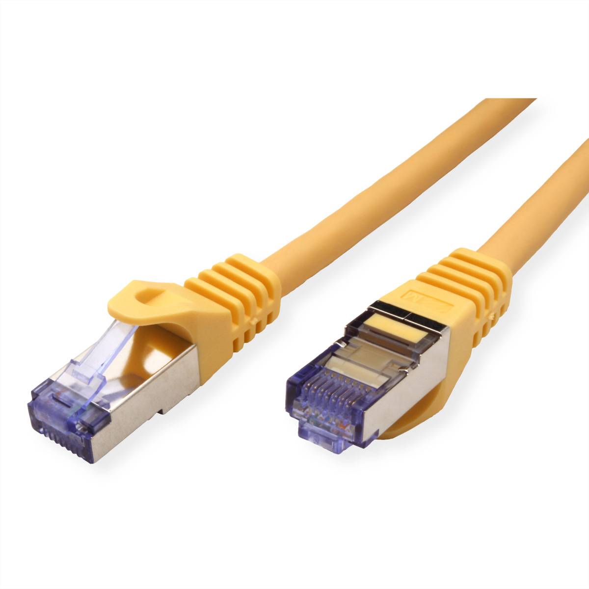 ROLINE Patchkabel Cat.6A S/FTP (PiMF), Component Level, LSOH, gelb, 1 m