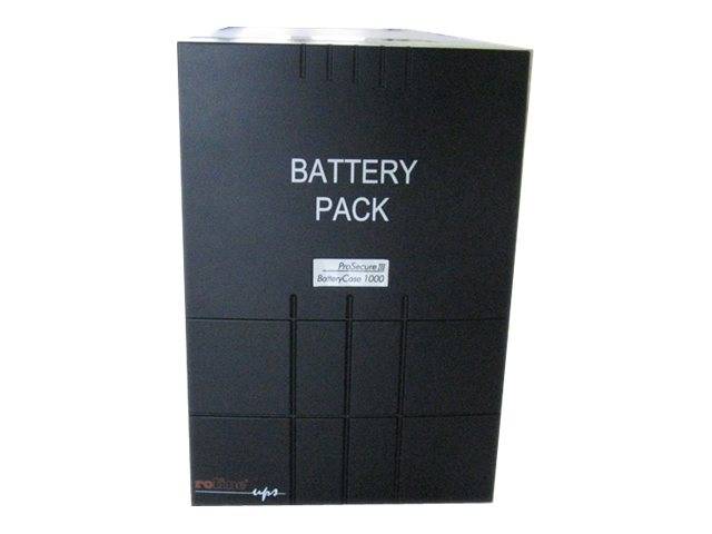 Schwarzes Batteriepak mit der Bezeichnung 