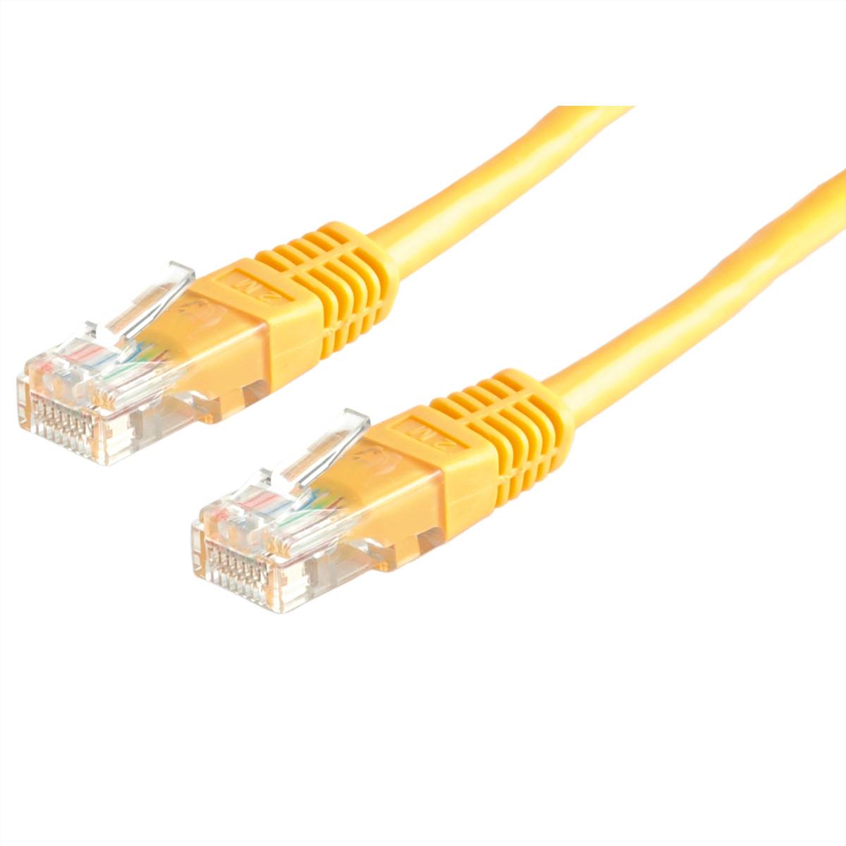 STANDARD UTP-Patchkabel konf. Cat.6 (Class E), gelb, 1 m