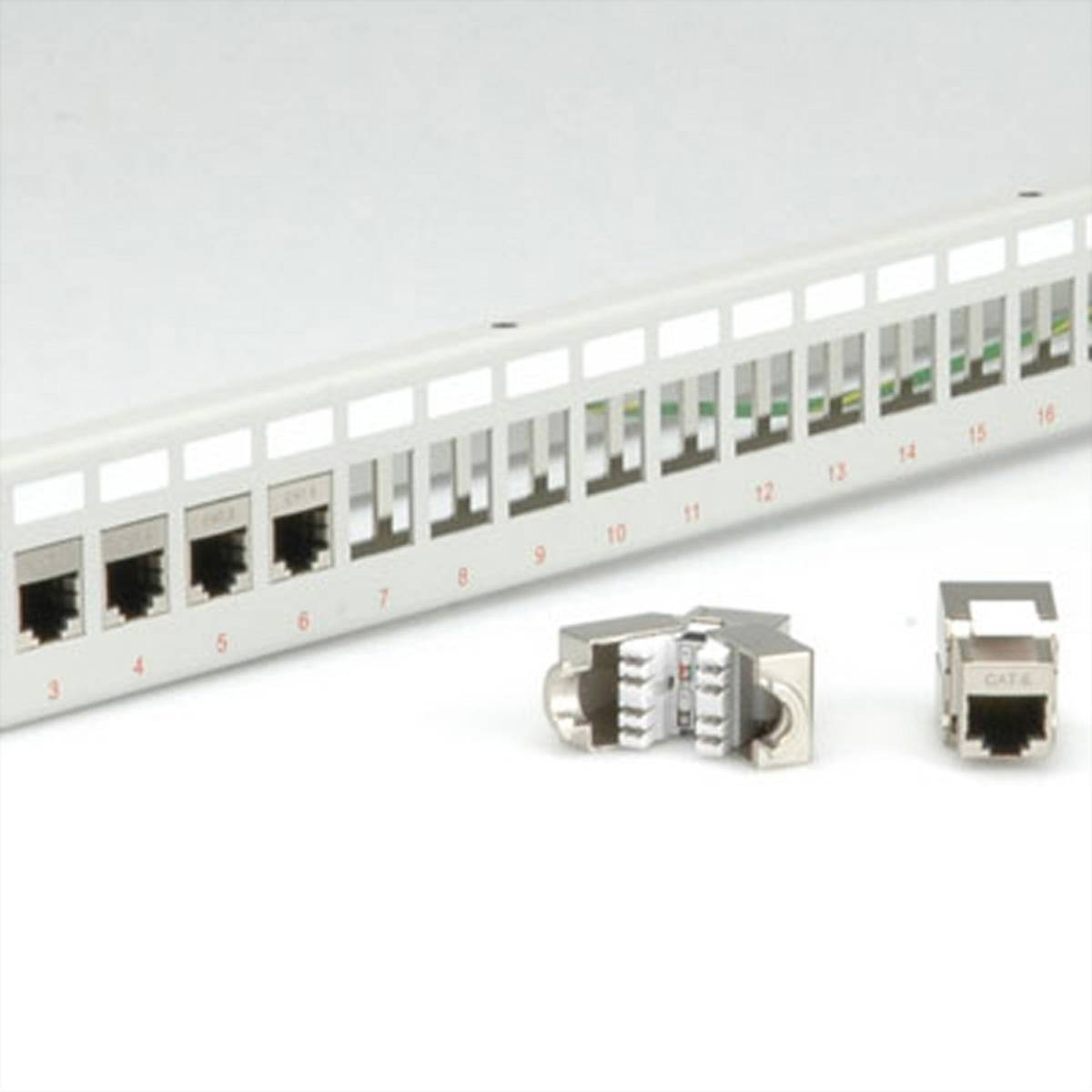 Roline - Patch Panel - Hellgrau - 48.3 cm (19"")